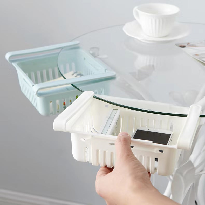 Refrigerator Storage Basket in use