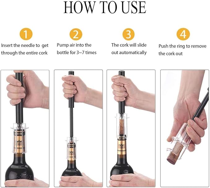 Air Pump Wine Bottle Opener