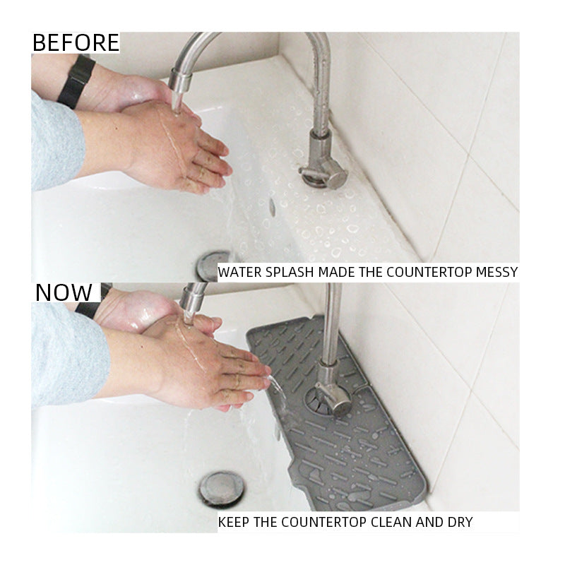 Sink Splash Guard Before and After