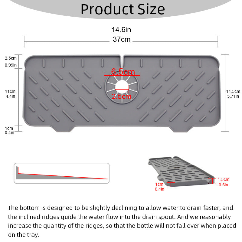 Sink Splash Guard Product Size